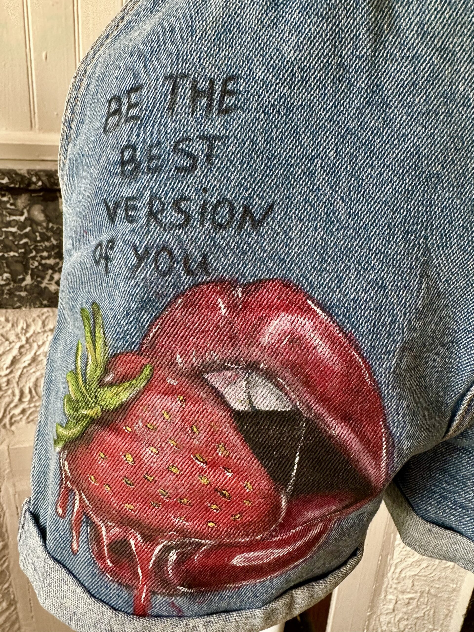 🍓Strawberry Denim Shorts - Image 2