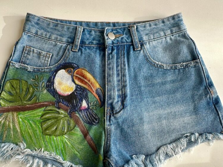 🌿Jungle Style Denim Shorts🌴